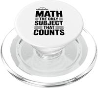 Matematica L'unico soggetto che conta divertente insegnante di matematica PopSockets PopGrip per MagSafe