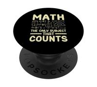 Matematica L'unico soggetto che conta PopSockets PopGrip Adesivo