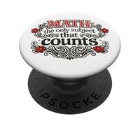 Matematica L'unico soggetto che conta PopSockets PopGrip Adesivo
