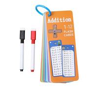 Matematica Mappe educative Carte Fatti Aiuto Apprendimento Pratica Moltiplicazione Mappe Fatti