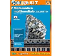 MATEMATICA MULTIMEDIALE.AZZURRO 2ED. - VOL. 2 (LDM) (9788808863577) - Libro Scolastico + Kit Scuola con Copertine Rebillo