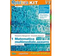 MATEMATICA MULTIMEDIALE.AZZURRO 3ED. - VOLUME 1 (LDM) (9788808531131) - Libro Scolastico + Kit Scuola con Copertine Rebillo