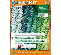 MATEMATICA MULTIMEDIALE.VERDE 3ED. - VOLUME 1 CON LAZ TUTOR (LDM) (9788808632531) - Libro Scolastico + Kit Scuola con Copertine Rebillo