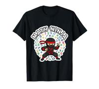 Matematica Ninja Matematica Insegnante Amante Studente Professore Divertente Maglietta