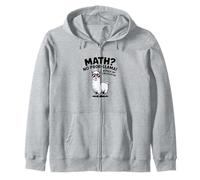 Matematica No Prob lama Alpaca La mia calcolatrice Divertente Pun Insegnante Felpa con Cappuccio