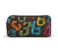 Matematica Numero Parola Scienza Matita Astuccio, Alta Capacità, Astuccio Divertente Storage Pen Matita Organizer