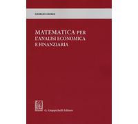 Matematica per l'analisi economica e finanziaria