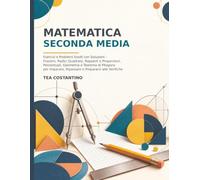 Matematica Prima Media: Esercizi e Problemi: Quaderno di Matematica per la Scuola Secondaria di Primo Grado - Frazioni, Espressioni, Potenze, Numeri ... con Soluzioni per Imparare e Ripassare