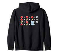 Matematica Puzzle Algebra Equazione Geometria Risoluzione Problemi Risolutore Felpa con Cappuccio