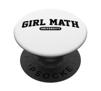 Matematica Ragazza Università Divertente Matematica PopSockets PopGrip Adesivo