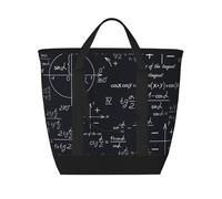 Matematica senza soluzione di continuità con le formule delle forme geometriche,Borsa porta pranzo grande capacità isolata per donne e uomini, lavoro, picnic, viaggi