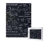 Matematica senza soluzione di continuità con le formule delle forme geometriche,Puzzle in legno da 500 pezzi per adulti e adolescenti