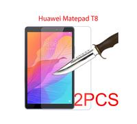 (Matepad T8 2 pezzi) Pellicola protettiva in vetro temperato da 2 pezzi per Huawei Matepad T8 8.0 8'' tablet