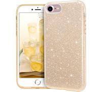 MATEPROX Custodia compatibile con iPhone 7/ iPhone 8 Cover/iPhone SE 2020/iPhone SE 2022 Cover Scintillante Splendente Luccicante Colorato Covers per iPhone 7/8/SE 2020/SE 2022-Oro
