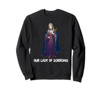 Mater Dolorosa Madonna Addolorata Vergine Maria Cattolica Felpa