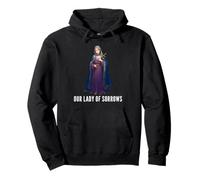 Mater Dolorosa Madonna Addolorata Vergine Maria Cattolica Felpa con Cappuccio