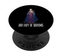 Mater Dolorosa Madonna Addolorata Vergine Maria Cattolica PopSockets PopGrip Adesivo