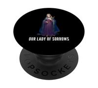 Mater Dolorosa Madonna Addolorata Vergine Maria Cattolica PopSockets PopGrip Adesivo