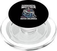 Mater Dolorosa Madonna Addolorata Vergine Maria Cattolica PopSockets PopGrip per MagSafe