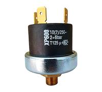 Mater Interruttore a pressione XP600 1/4 pollici | 2,0-6,0 bar regolabile | preimpostazione 4,0 bar