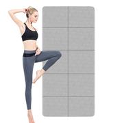 Matera di allenamento - Mats di yoga spessi, stuoia di yoga senza cannone | Donna di allenamento scorrevole per la casa, cuscino di allenamento a pavimento Pilates spessa e pieghevole pa