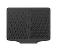 Matera di essiccazione della copertura posteriore - Pad di drenaggio pieghevole, protettivo resistente al calore | Accessorio per organizer da cucina senza scivolamento, superficie del bancone della