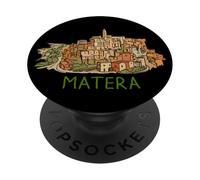 Matera Italia Viaggio Souvenir Regalo Storico Città Monumento PopSockets PopGrip Adesivo