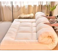 Materassi giapponesi Futon Materasso da pavimento King Size Gel Memory Foam Topper Matrimoniale 150x200cm Cammello