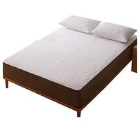 Materassi in lattice, materasso Coprimaterasso in lattice traspirante Protettore con fascia elastica angolare Morbido al tatto Protezione ottimale ad alto rimbalzo Dimensioni standard(180*200cm)