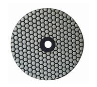 materassi lucidati di diamante, Confezione da 3 tamponi diamantati for lucidatura a secco 7 pollici e 180 mm, neri, grana multipla, granito, marmo pietra(150)