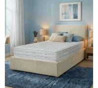 Materassi Russo - Materasso singolo 90x190 in Memory e Waterfoam | Alto 20 cm | Ortopedico, Ergonomico, Anallergico e Antiacaro, Antibatterico | Semi Rigido | Tessuto Aloe Vera | Made in Italy