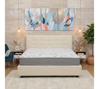 Materassimemory.eu - Materasso Matrimoniale Memory LA ROSA DEI VENTI Misura 135x190 Alto 25 cm 7 zone di portanza differenziata Rivestimento ALOE VERA SILVER SFODERABILE con fascia 3D AIR detraibile