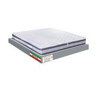 Materassimemory.eu Materasso Matrimoniale, Molle insacchettate indipendenti e Memory, Modello Italo, 170 x 195 x 26 cm, Rivestimento 3D Air, 100% Made in Italy