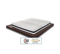 Materassimemory.eu - Materasso Molle insacchettate indipendenti sfoderabile Spring 3D Matrimoniale Mis. 160x200 Alto 24cm Anatomico, Ipoallergenico, Spedito Sottovuoto Arrotolato, 100% Made in Italy