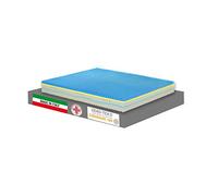 Materassimemory.eu Materasso Piazza e Mezza Memory 5 Strati MOD. Armonia Plus Misura 120x190 Alto 25 cm con 7 Zone a portanza differenziata Sfoderabile Dispositivo Medico Classe 1 DETRAIBILE