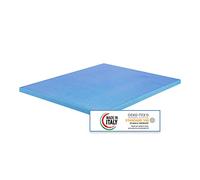 Materassimemory.eu Topper Memory Foam Matrimoniale Mis. 160x195 Alto 7 cm Memory Foam Rivestimento Sfoderabile Aloe Vera con elasitici angolari di Fissaggio