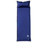 Materassino autogonfiante con cuscino, blu navy, 190 x 64 x 7 cm, impermeabile, ultraleggero e compatto, ideale per campeggio, attività all'aperto, escursioni e trekking, delicato sulla schiena e
