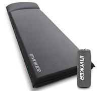 Materassino autogonfiante in memory foam da campeggio - Pad con cuscino integrato, 2,7 pollici, materasso ad aria ultra spesso, gonfiabile, durevole, veloce da gonfiare in 25 secondi.