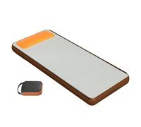 Materassino autogonfiante | Tappetino da campeggio spesso 15,2 cm, portatile, pieghevole, con pompa integrata per spiaggia, viaggi, furgoni e auto all'aperto