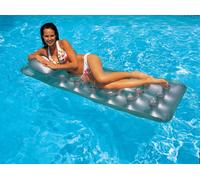 Materassino con 18 Buchi Grigio 188x71cm Intex 58894 materasso piscina mare