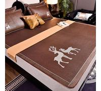 Materassino estivo in bambù carbonizzato, dimensioni multiple(120*200cm)