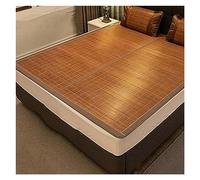 Materassino estivo in bambù double-face, per il raffreddamento del materasso, liscio, pieghevole, ideale per campeggio e uso domestico, 180 x 215 cm, colore A