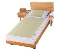 Materassino estivo in bambù, pieghevole, per letto matrimoniale, per la stagione calda, leggero e confortevole (dimensioni: 0,8 x 1,95 m)