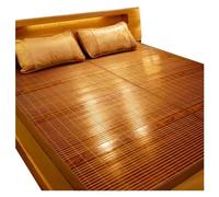 Materassino estivo in bambù, reversibile, pieghevole, in paglia, leggero, per camera da letto, perfetto per la biancheria da letto con clima caldo