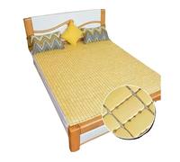 Materassino estivo in bambù Tappetino per dormire di raffreddamento Tappetino da letto pieghevole portatile Tappetino da letto morbido traspirante per la casa Leggero Summer Sleeping Pad Aria
