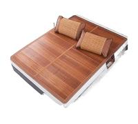 Materassino estivo Materasso rinfrescante in bambù Cuscino di ghiaccio in seta Tappetino per dormire liscio Tappetino traspirante per la stagione calda Biancheria da letto leggera portatile (colore