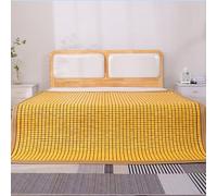 Materassino estivo rinfrescante in bambù color carbone Materasso pieghevole portatile per letti singoli e matrimoniali, biancheria da letto per dormitorio traspirante e confortevole soluzione per il