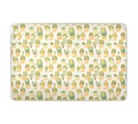 Materassino extra large riutilizzabile con cactus verde in vaso, altamente assorbente, anti-labbra, per neonati e ragazze, 132,1 cm di lunghezza x 86,4 cm di larghezza