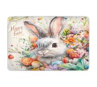 Materassino extra large riutilizzabile impermeabile lavabile fasciatoio antiscivolo culla materasso per bambini enuresi letto 132,1 x 86,4 cm Happy Easter Bunny Carote Candy Rabbit Earars