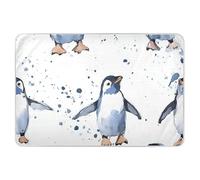 Materassino extra large riutilizzabile per bambini, a forma di pinguino, altamente assorbente, a prova di perdite, ad asciugatura rapida, per bambini, adulti, animali domestici, 132 x 86,4 cm